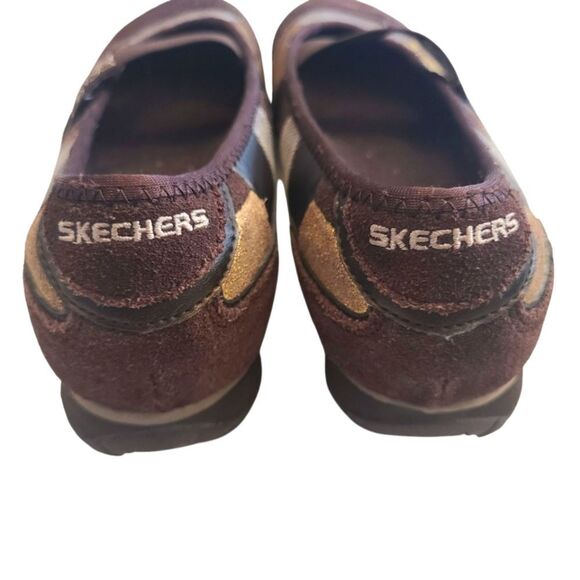 SKECHERS Shoes Boho Patchwork Slipons Unique Women's Sz 7.5 - Picture 5 of 14
